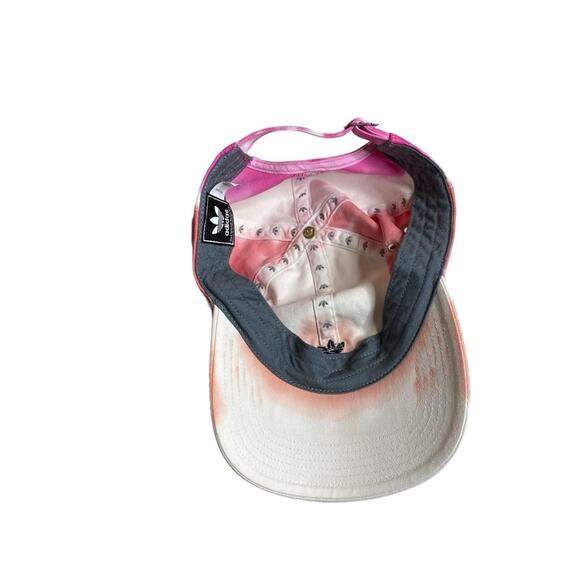 Adidas Originals Small Logo Adjustable‎ Cap Hat in Pink Wash Women’s One Size - Picture 8 of 11